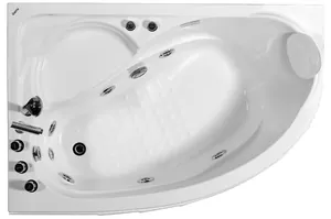 Акриловая ванна Gemy (1500х1000) гидромассажная, с хромотерапией, левая G9009 B L