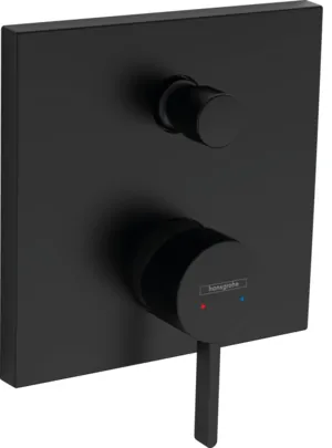 Смеситель Hansgrohe 76416670 для ванны, скрытый монтаж, встроен.защ.комбинация, мат.черный