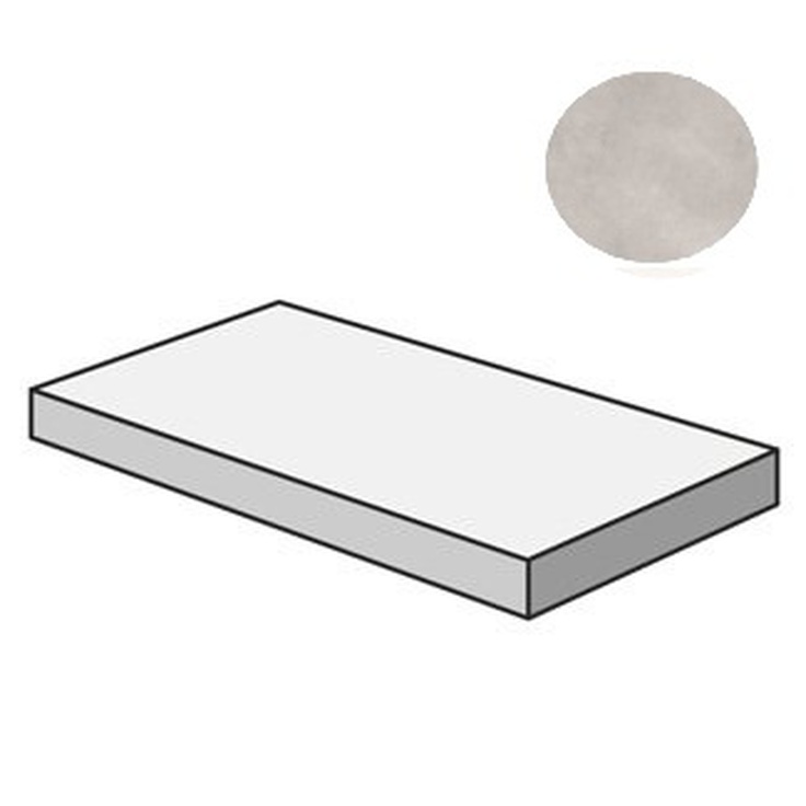 Sant Agostino Sable CSAGASSP12 Gradone Angolare 120 Sx Pearl 33x120 матовая