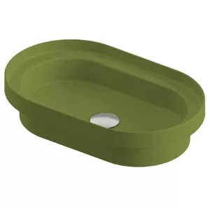 Раковина ArtCeram 350х580 врезная/накладная, зеленый шалфей TFL033 44;00