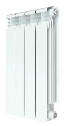 Радиатор алюминиевый Rifar VENTIL VR 500 нижнее правое подключение, 4 секции, 50мм, 744 Вт