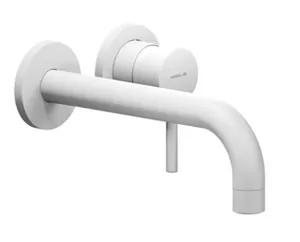 Смеситель NOBILI для раковины, встраиваемый, внешняя часть, излив 200 мм, белый мат LV00198/1WM