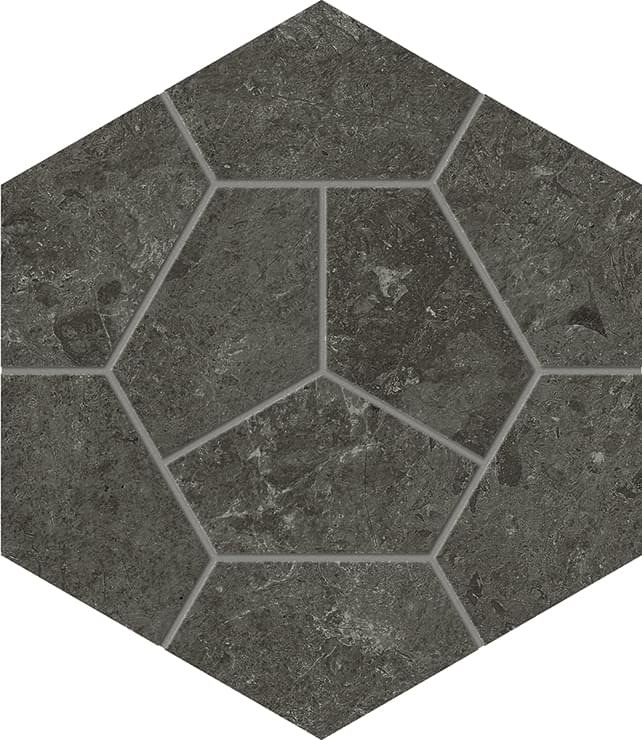 мозаика Nyra Charcoal Favus 0x0