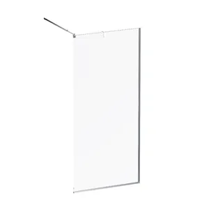 Душевая стенка AM.PM 800х2000 стекло прозрачное, профиль хром матовый W84WI-80-F1-MTE