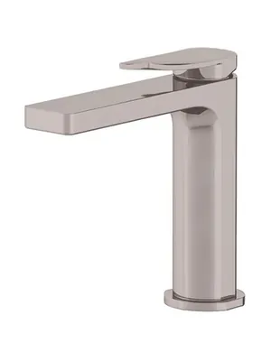 Смеситель GATTONI 8140/81DS для раковины, с донным клапаном, никель браш темн