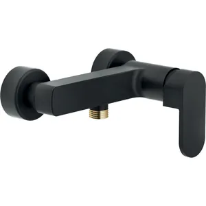 Смеситель NOBILI для душа, настенный, однозахватный, черный матовый 94130BM