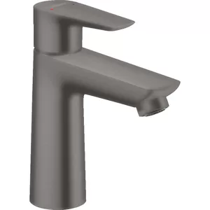 Смеситель Hansgrohe 71710340 для раковины с донным клапаном, 110мм, шлифов черн хром