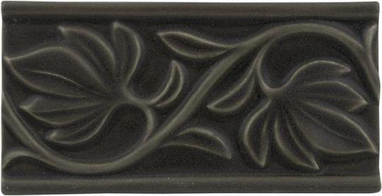 декор Nature Relieve Manual Hojas Charcoal 7.5x15