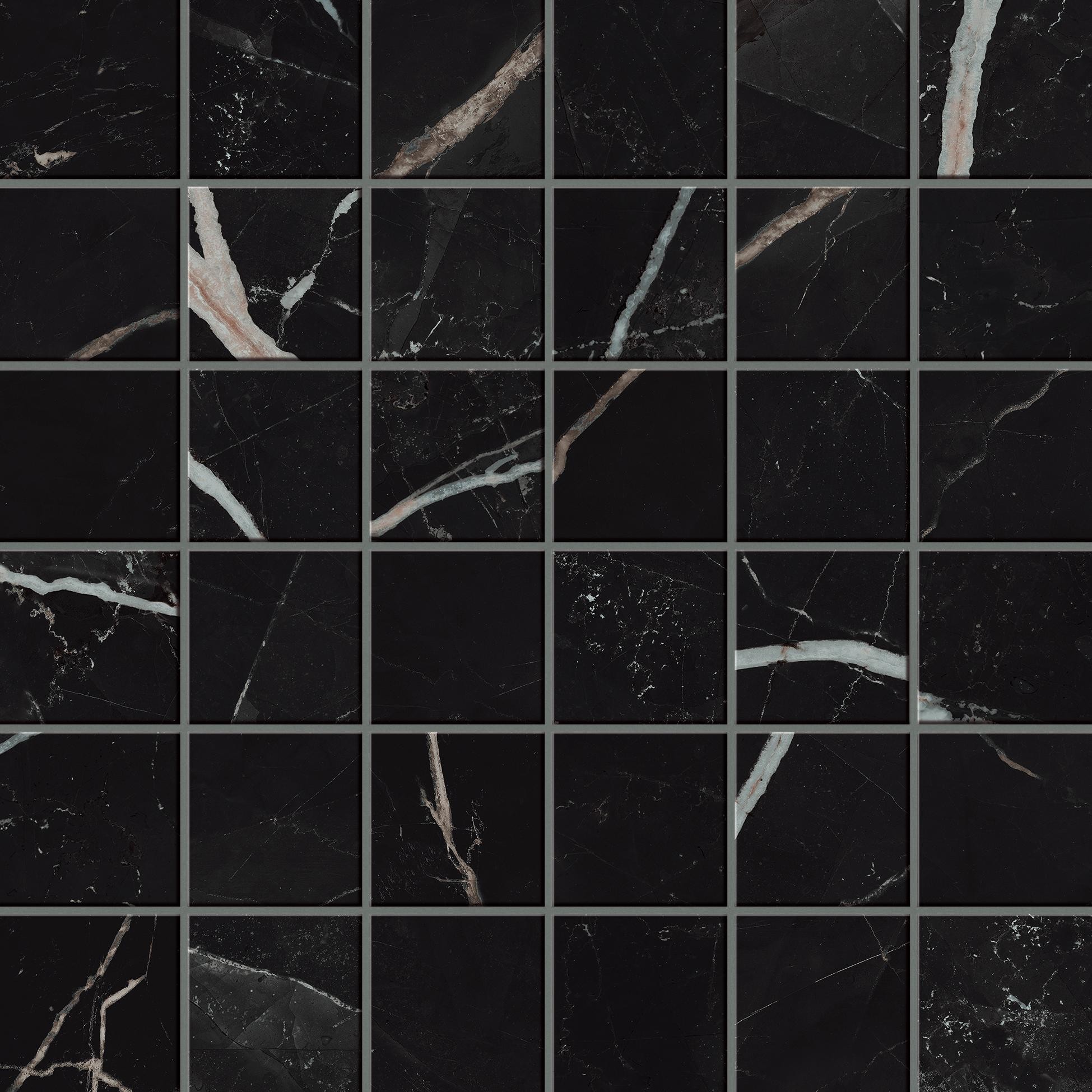 Empire Calacatta Black Mosaic 30X30 матовая