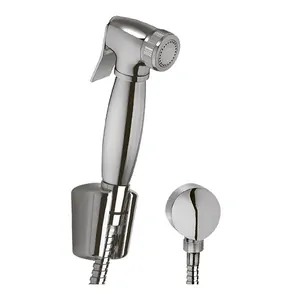 Гигиенический ручной душ (Шаттаф) Paini Aria с держателем, шлангом и выводом воды, хром  53CR174KIT