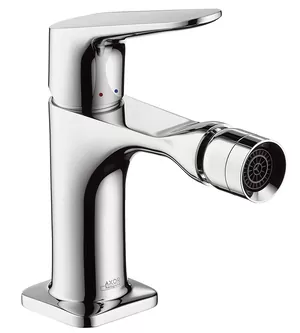 Смеситель Axor 34210 для биде однозахватный, донный клапан, излив 116 мм, хром