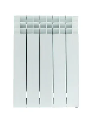 Радиатор STOUT 500 5 секций, биметаллический, боковое подключение, белый SRB-3310-050005