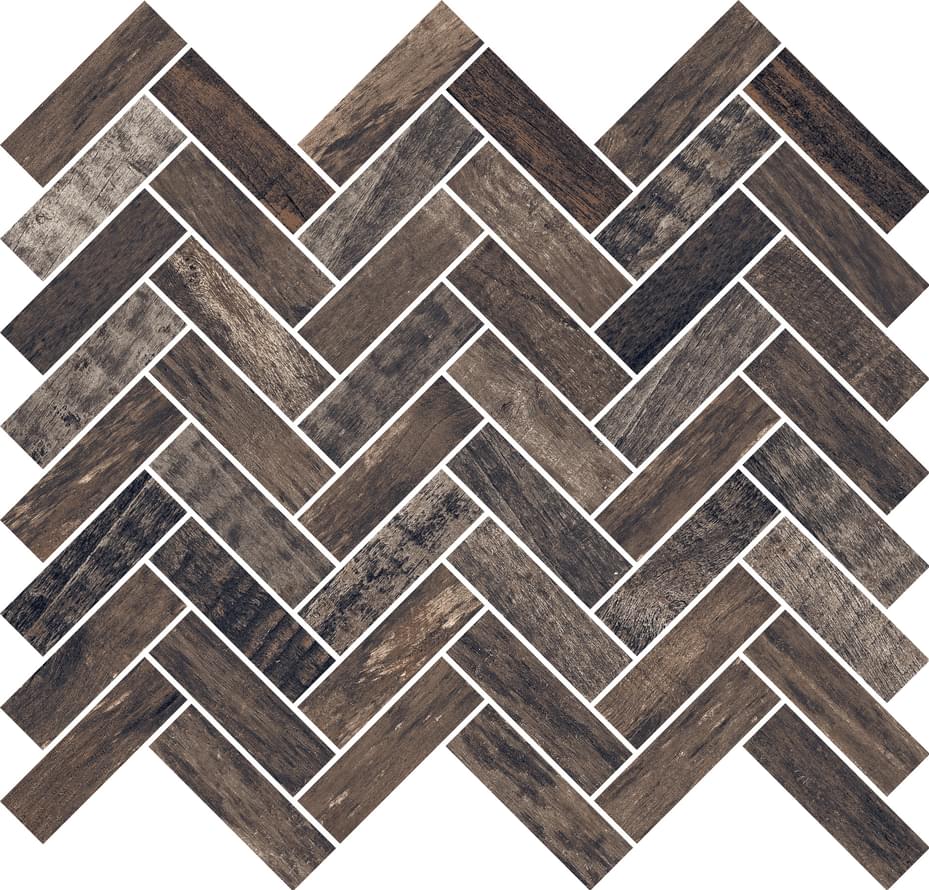 мозаика Inwood Black Mosaico Spina 32x28.5