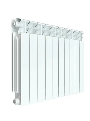 Радиатор биметаллический RIFAR 500 (570х800х100) 10 секций, 1970 Вт, бок.подкл, белый
