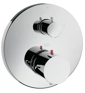 Смеситель Axor 10720 термостатический с запорным/переключающим вентилем, внешняя часть,хром