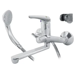 Смеситель для ванны VARION Armaturen next 9025 63 3 однозахватный, поворотный излив 220мм