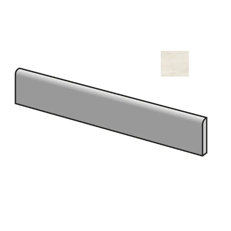 Sant Agostino Paradiso CSABPBEK60 Battiscopa Beige Kry 7,3x60 глянцевая