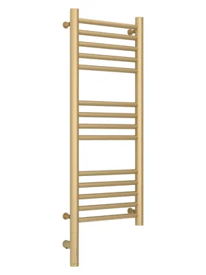 СУНЕРЖА прямая Полотенцесушитель 800х300 шампань матовая, МЭМ левый, 022-5804-8030