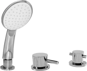 Смеситель на борт ванны Радомир "-комплект" с изливом, хром