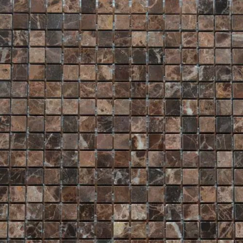 Marble Mosaic Dark Imperador Polished 30.5X30.5 полированная