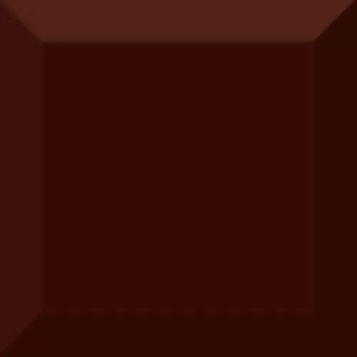 Monocolor Marron Biselado  10X10 глянцевая