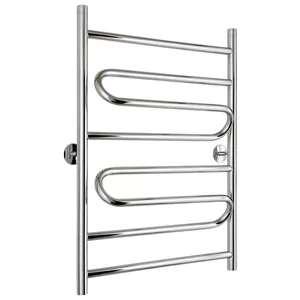 Полотенцесушитель водяной СТИЛЬЕ 800x500, нерж.сталь, универсальное подкл.,00651-8050