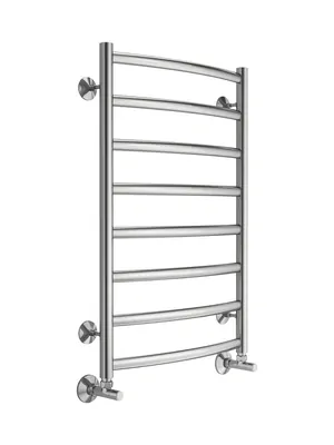 Полотенцесушитель TERMINUS П8 (ШВ:500х800) водяной, нерж.сталь,нижнее