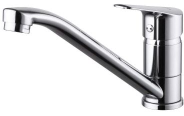 Смеситель для кухни Lemark LM6554C однозахватный, поворотный излив, хром