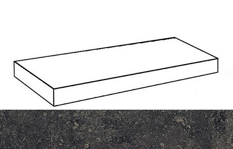 Room Stone Black Satt 33X60 620070001226 сатинированная