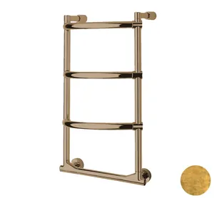 Полотенцесушитель электрический Margaroli Luna 523-4 (640,5х420) бронза, 100Вт, 5233604OBNB