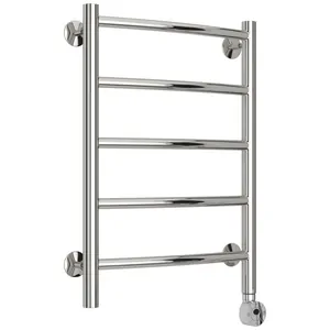 Полотенцесушитель электрический СТИЛЬЕ 600х400, нерж. сталь, ТЭН справа, 00512-6040