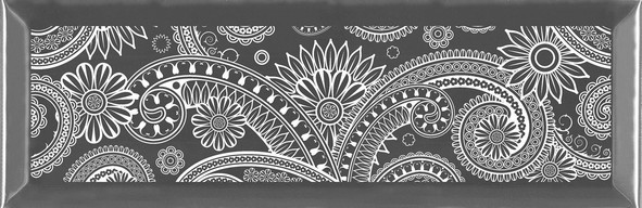 Monocolor Decor Silver 7.5X15 глянцевая