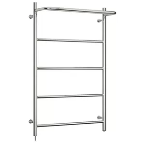 Полотенцесушитель электрический СТИЛЬЕ 800х500, нерж. сталь, левое подключение,00531-8050