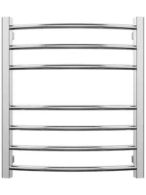 GROTA Полотенцесушитель "Лесенка" водяной 530x600 полир. нерж.сталь, диаг/ниж.покл.D-1/2"