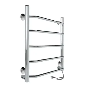 Полотенцесушитель Indigo б/п 600х500 (таймер,скр.монт, унив.подкл) полиров. LCRLE60-50Rt