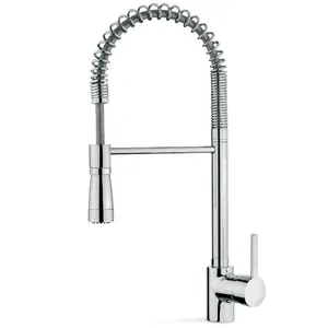 Смеситель для кухни TEKA ARK 939 CHROME однозахв,высокий,гибкий излив,душ,хром 239391210