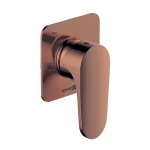 Смеситель WasserKRAFT 7751 для душа, однозахватный, встраиваемый, розовое золото