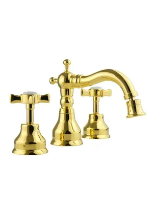 Смеситель для биде Migliore на 3 отверстия, золото ML.PRN-825.DO