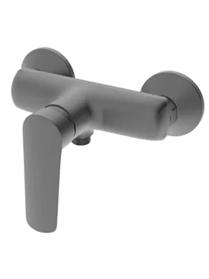 Смеситель для душа ESKO Gun Metal настенный, однозахватный, без душевого гарнитура LG80GM