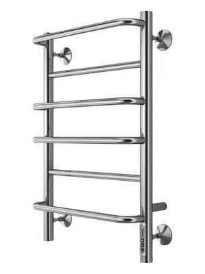 Полотенцесушитель TERMINUS П6 (ШВ:400х650) электро, нерж.сталь, quick touch, правый