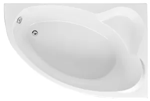 Ванна акриловая Aquanet 150х100 правая асимметричная, без гидромассажа, без обвязки 204009