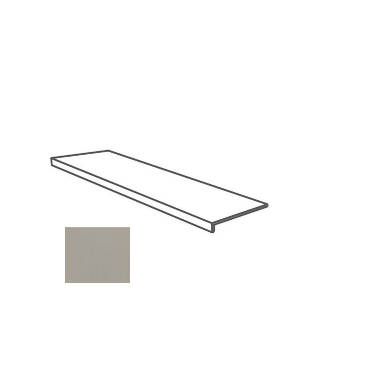 Impronta italgraniti Nuances NU06G5R Gradone con Toro Tortora 30x120 матовая