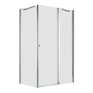 Душевой уголок CEZARES правый (1180-1200x980-1000x1950) AH-1-120/100-P-Cr-R стекло Punto/хром
