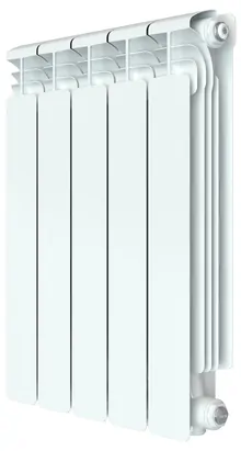 Радиатор алюминиевый Rifar VENTIL VR 500 нижнее правое подключение, 5 секции, 50мм, 930 Вт