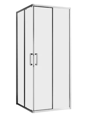 Душевой уголок ABBER AG021005 (1000х1000х1900) квадрат, ст. 5мм прозрачное/хром