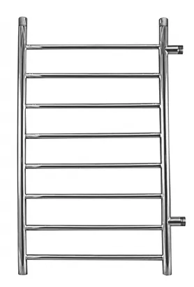 Полотенцесушитель Флагман "Лесенка" прямая 600х500 нерж. сталь, с боковым подключением