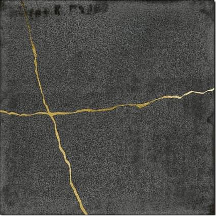 WOW Enso 122330 Kintsugi Graphite 12,5x12,5