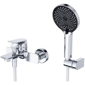 Смеситель для ванны/душа BelBagno -VASM-CRM однозахватный,с душевой лейкой,хром