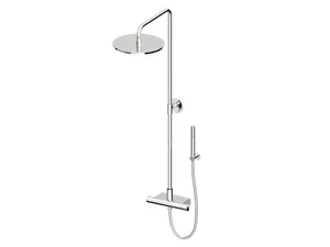 Душевая система Zucchetti ZD1050 термостатический,на 2 потока,с ганитуром,шланг 1500,хром