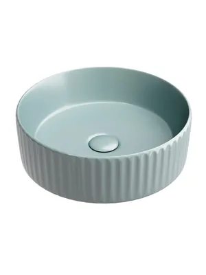 Раковина накладная Ceramicanova 360х360х115 без отв. под смеситель, зеленый матовый CN6057MLG